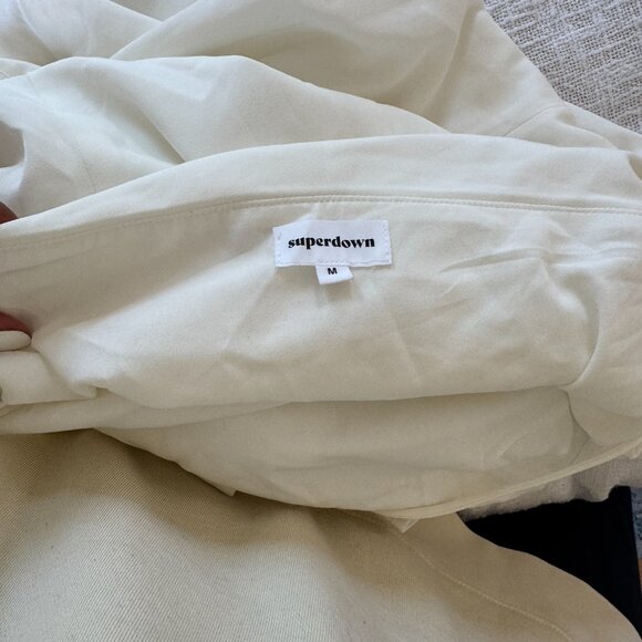 Superdown Jillian Asymmetric Midi Dress - White - Picture 5 of 5